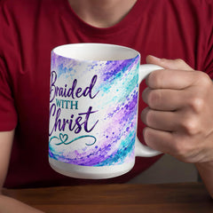 Braided With Christ 15oz Coffee Mug